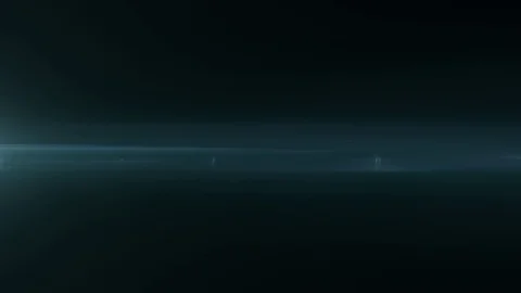 Horizontal moving sea lights optical lens flares shiny animation art background Stock Footage 83395450