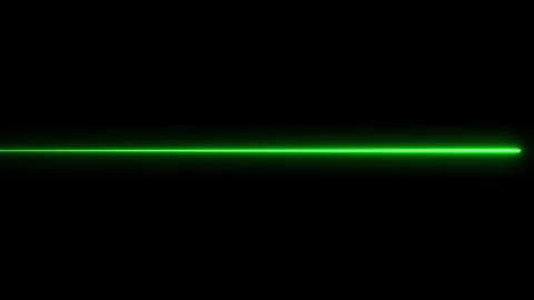 Horizontal neon line animation moving from right to left. Stock Footage 293140558