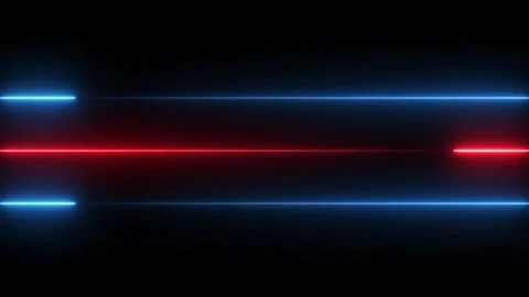 Horizontal neon line direction, neon diagonal lines or glowing light stripes on Stock Footage 323443059
