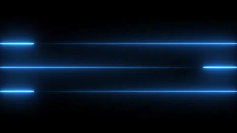 Horizontal neon line direction, neon diagonal lines or glowing light stripes on Stock Footage 323443072