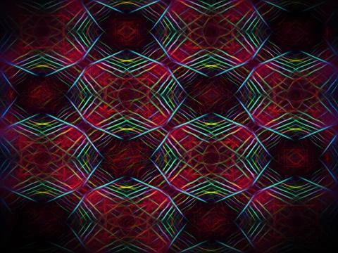 Horizontal neuron science particles background Stock Photos