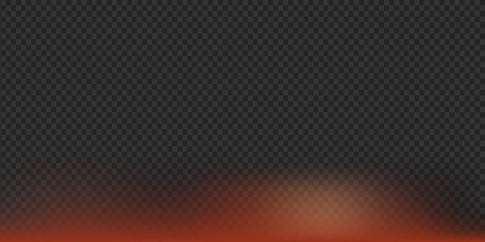 Horizontal orange red light leak with a subtle break. Professional camera f.. Illustrazione stock
