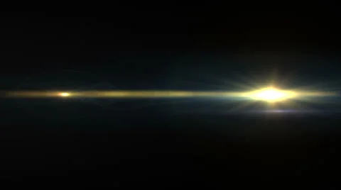 Horizontal Outpost Lens Flare 196 Stock Footage 32056932