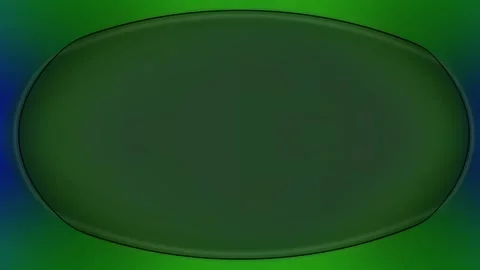 Horizontal oval round black closed frame, with dark green blurred light bac.. Stock Footage 270314950