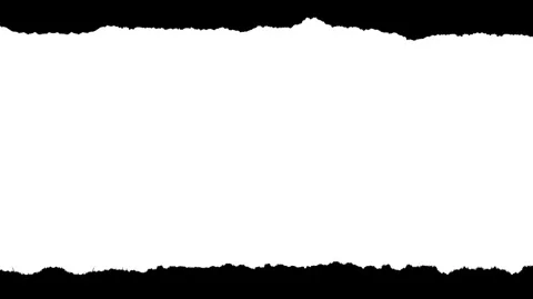 Horizontal Paper Strip with Small Rough Edges 2 Stock-Footage 332217751