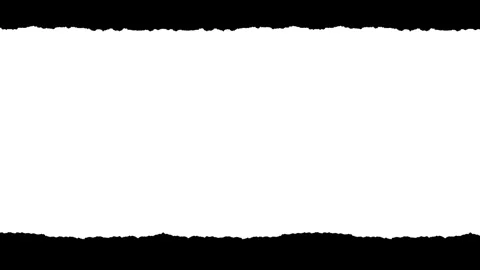 Horizontal Paper Strip with Tiny Rough Edges 1 Video stock 332217864