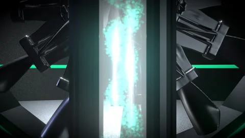 Horizontal parallax dolly sweeping past a Eco-friendly decarbonization, 4K Stock Footage 337791041