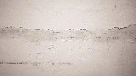 Horizontal pattern of damaged concrete wall with surface decay and fine cra.. Stock Photos