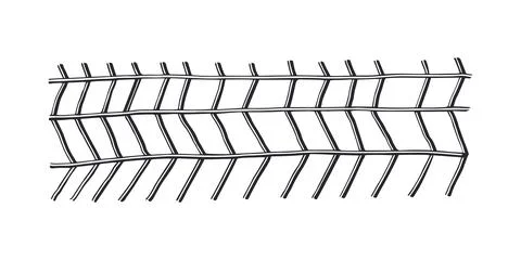 Horizontal pattern, texture, line hand drawn. Hatch drawing Stock Illustration