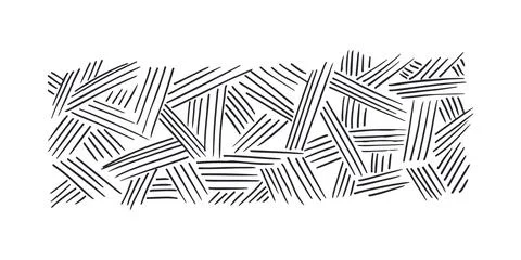 Horizontal pattern, texture, line hand drawn. Hatch drawing Stock Illustration