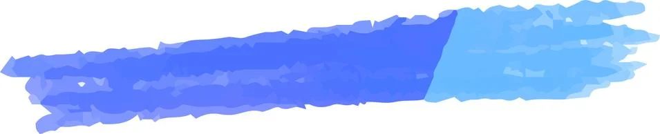 Horizontal pencil line using cold color watercolor texture Stock Illustration