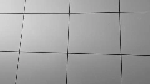 A horizontal perspective captures a clean grid layout featuring large squar.. Stock Photos
