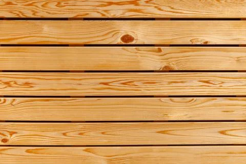 Horizontal pine boards. background for design Stock Photos