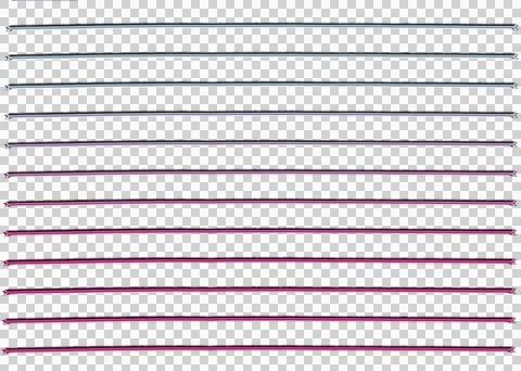 Horizontal pink and purple gradient stripes with white borders background Stock Illustration