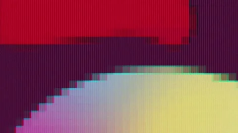 Horizontal Pixel Abstract Background  Seamless Loop Animation, Colorful Dig.. Stock Footage 317679030