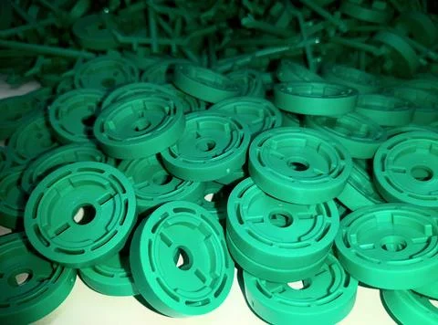 Horizontal-plastic-parts-background-010 Stock Photos