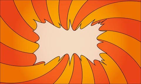 Horizontal pop art background with space for text Stock Illustration