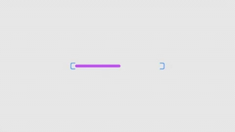 Horizontal progress bar with magenta fill flat UI overlay element animation Stock Footage 337037627