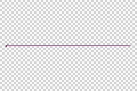 Horizontal purple gradient line on white background transparent background Stock Illustration
