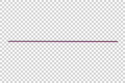 Horizontal purple line with thin black border and rounded ends transparent 스톡 일러스트