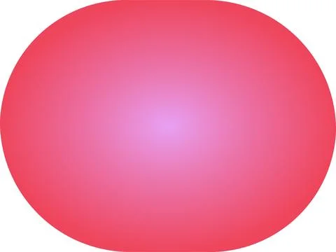Horizontal radial gradient ellipse background, Vibrant pink and purple oval s Stock Illustration