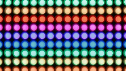 Horizontal rainbow bokeh lights effect background for party 스톡 동영상 126614497