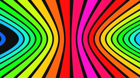 Horizontal rainbow strips 2 動画素材 942101