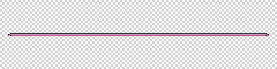 Horizontal red line with gradient shadow on white background transparent Stock Illustration