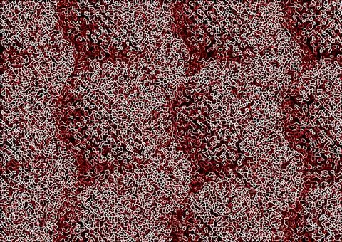 Horizontal red maze pattern background backdrop 库存插图
