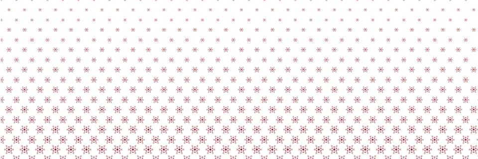 Horizontal red snow shape design on white for pattern and background,Christma Stock Illustration
