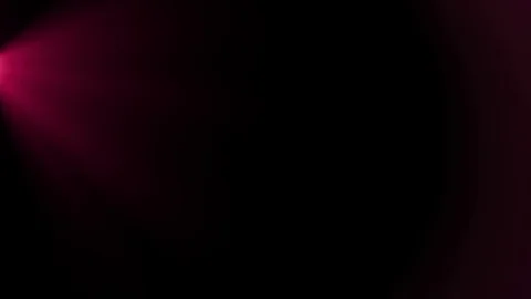 Horizontal red spotlight moving lights optical lens flares shiny animation art Stock Footage 84967171