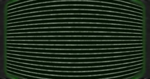 Horizontal retro television blank screen animation. Vintage CRT TV screen l.. Stock Illustration