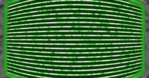 Horizontal retro television blank screen animation. Vintage CRT TV screen l.. Stock Illustration