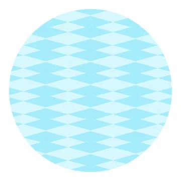 Horizontal rhombus mesh pattern round vector graphic design element Stock Illustration