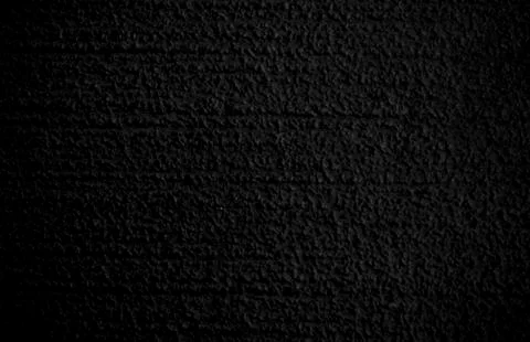 Horizontal scratch pattern on black color paint of concrete floor and wall. Stock Photos