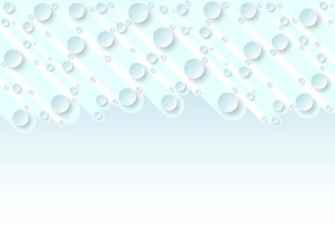 Horizontal seamless pattern of paper effect rounded landscape st Stock Illustration