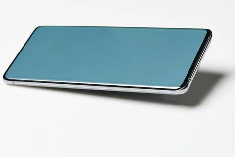Horizontal side view of smartphone Stock Photos