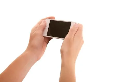 Horizontal smartphone Stock Photos