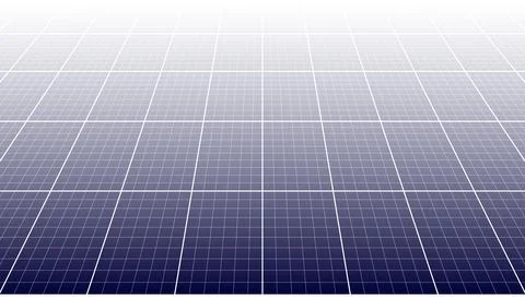 Horizontal solar panels cells isolated on white background. Solar farm energy 스톡 일러스트