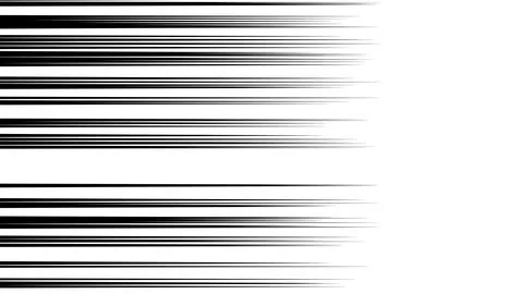 Horizontal speed lines for motion effect, fast tracking lines, illustation 스톡 일러스트