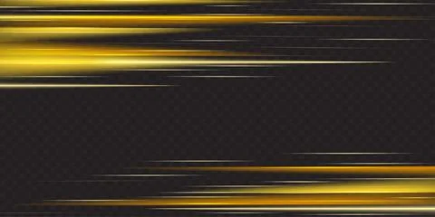 Horizontal speed ray anime effect Stock Illustration