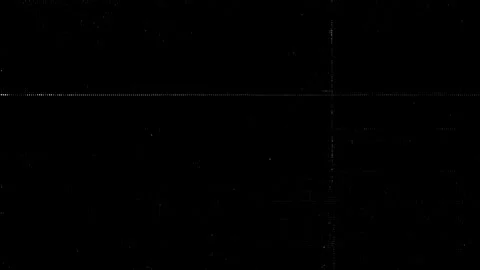 Horizontal static noise texture on black background for broadcast transition Stock Footage 326167770