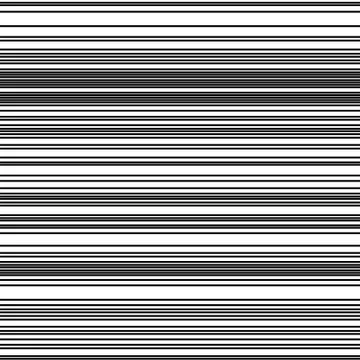 Horizontal straight black lines pattern Stock Illustration