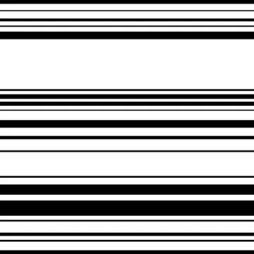 Horizontal straight parallel lines. Abstract monochrome seamlessly repeatable 库存插图