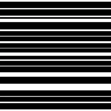Horizontal straight parallel lines. Abstract monochrome seamlessly repeatable イラスト素材