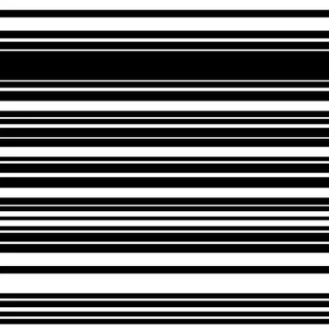 Horizontal straight parallel lines. Abstract monochrome seamlessly repeatable Stock Illustration