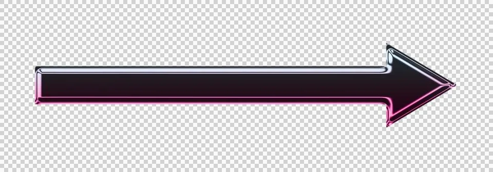 Horizontal striped bar chart with gradient fill and hanging hook transparent Stock Illustration