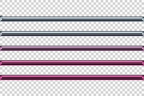 Horizontal striped lines in black white red and pink on white background Stock Illustration