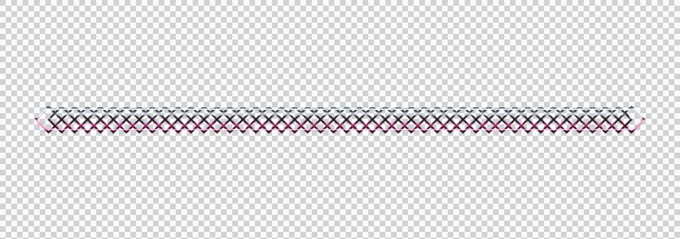 Horizontal striped pattern in gradient colors with decorative end caps 库存插图