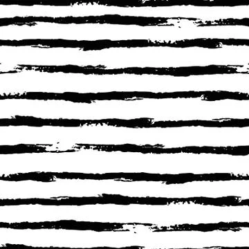 Horizontal striped seamless background Stock Illustration